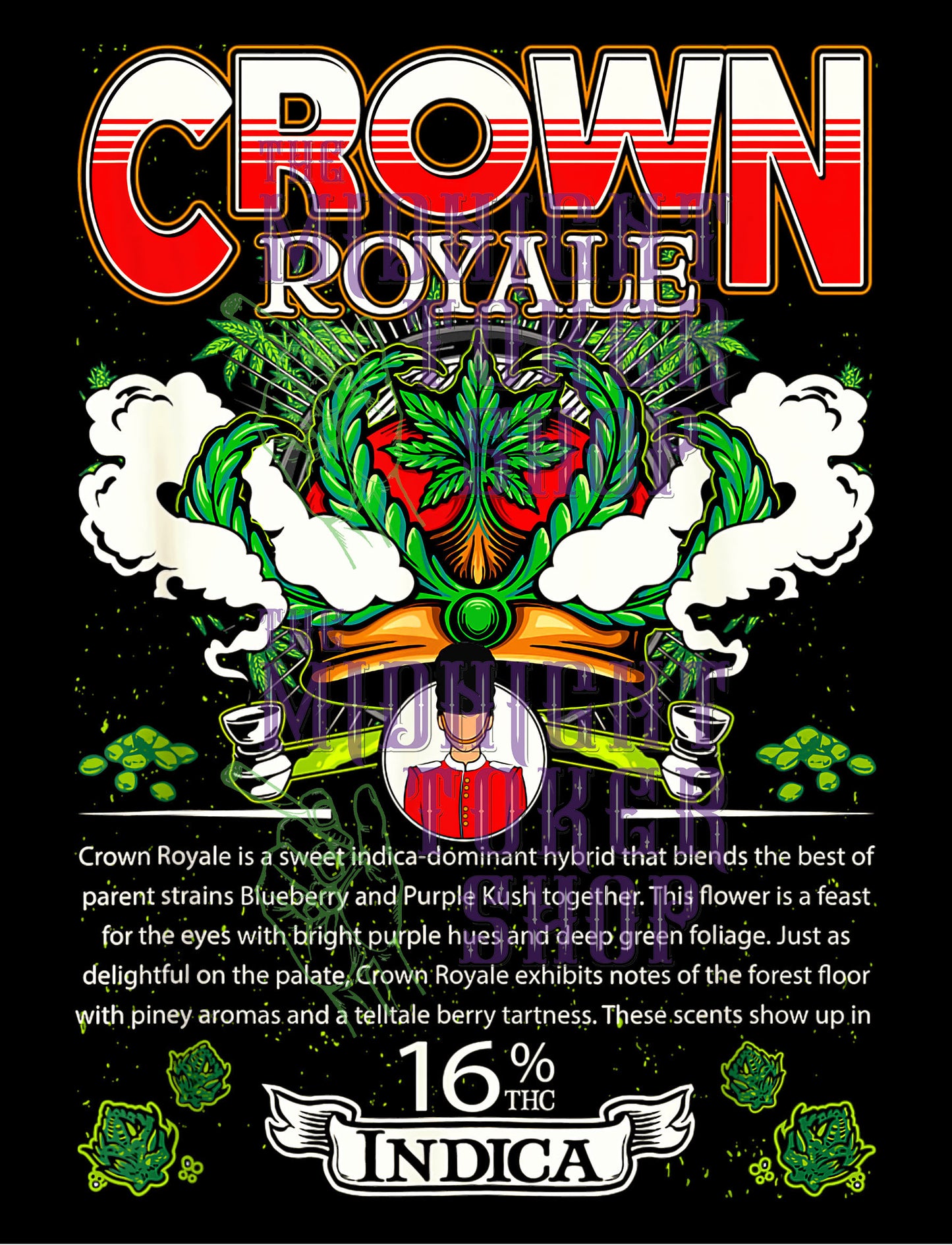 Strain Collection Crown Royale Strain Shirt