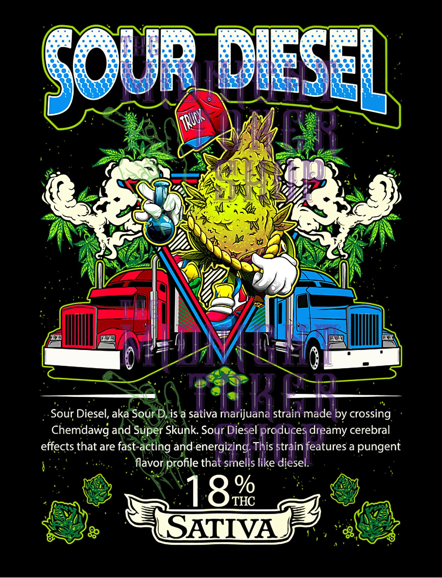 Strain Collection Sour Diesel Strain Shirt