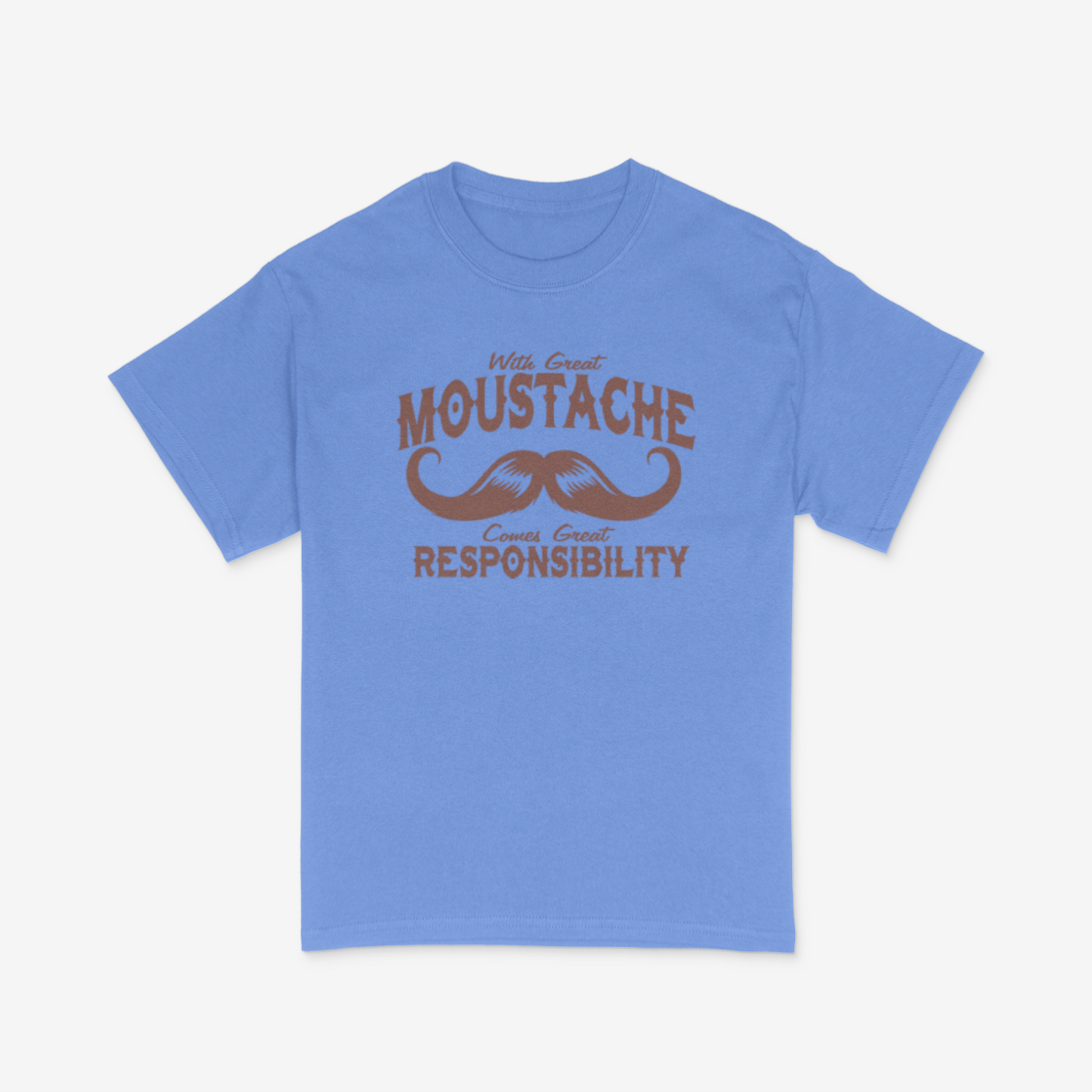 With Great Moustache Comes Great Responsibility Shirt