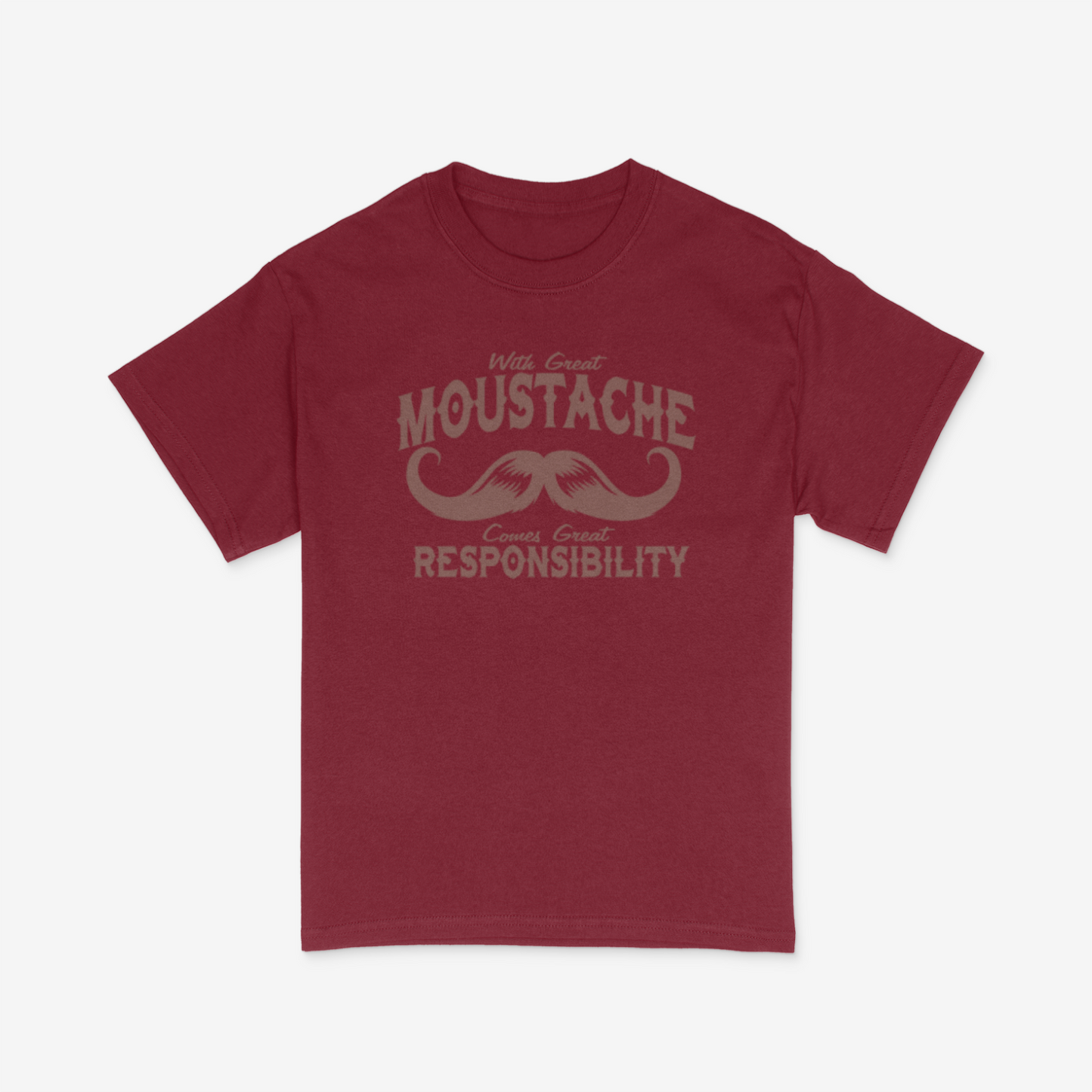 With Great Moustache Comes Great Responsibility Shirt